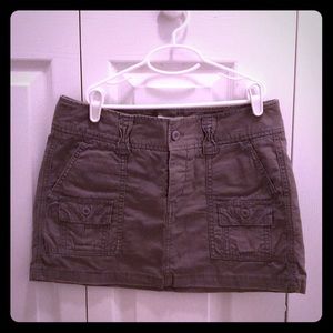 Cargo mini skirt